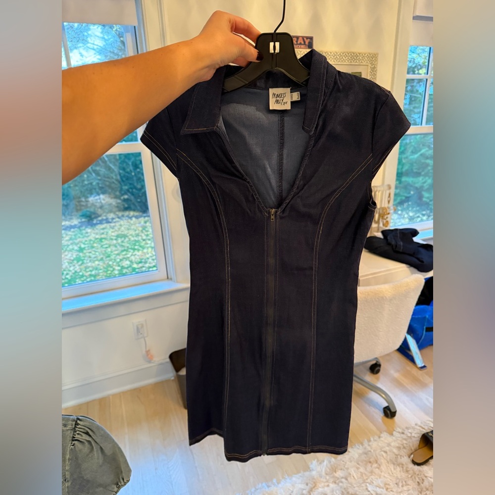 Princess Polly Navy Mini Dress
